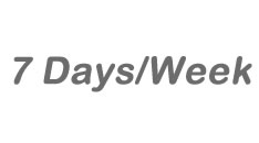 24/7 - 7 days/week 24/7 - 7 days/week